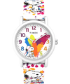 TW2V77600 Timex x Peanuts Rainbow Paint 36mm Silicone Strap Watch Primary Image