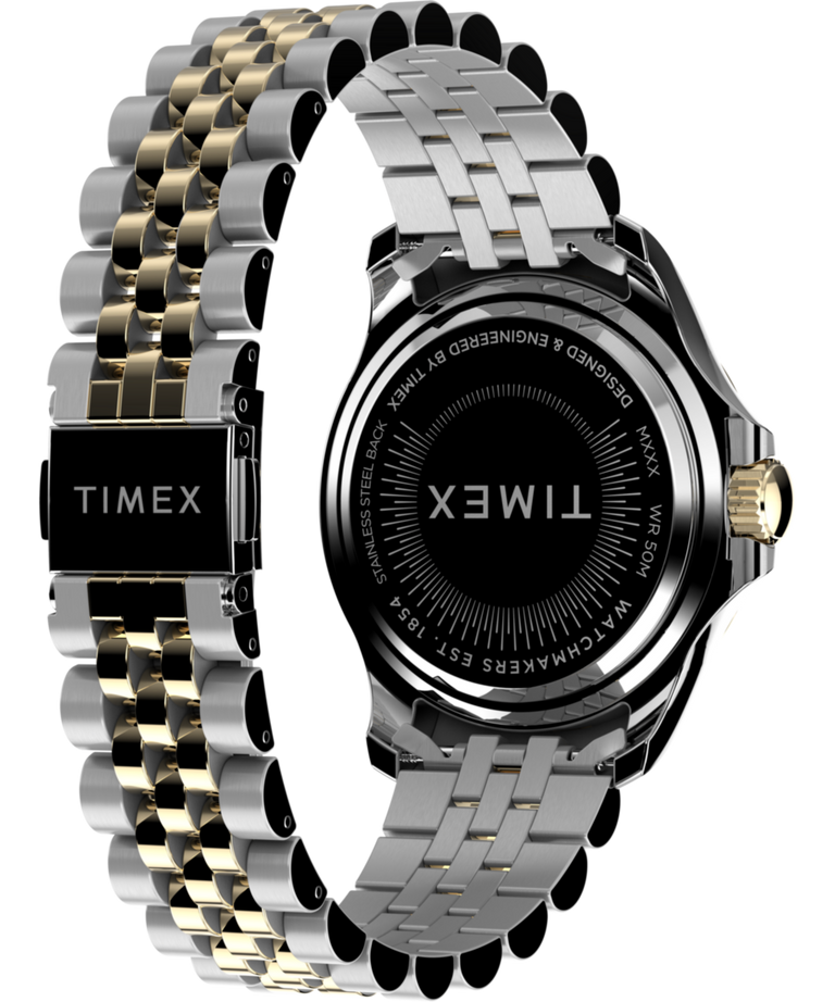 TW2V80100 Kaia 38mm Stainless Steel Bracelet Watch Caseback with Attachment Image