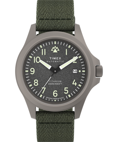 TW2V95300 Expedition® Field Post Titanium Automatic 41mm Recycled Fabric Strap Watch Primary Image