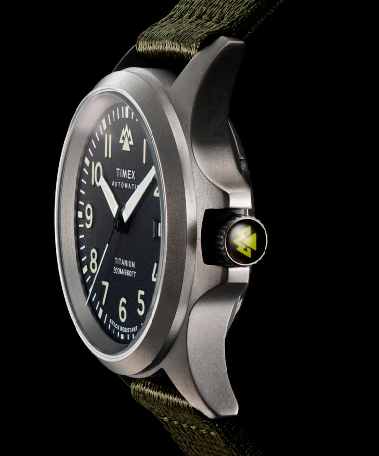 TW2V95300 Expedition® Field Post Titanium Automatic 41mm Recycled Fabric Strap Watch Campaign Key Silhouettes (Beauty shots) Image