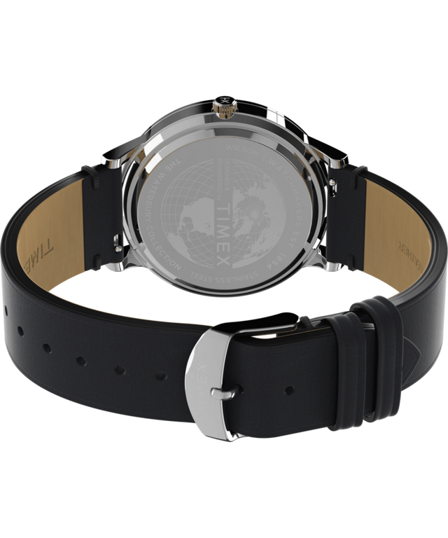 TW2W15000 Waterbury Classic 40mm Leather Strap Watch Caseback with Attachment Image