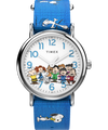 TW2W19400 Timex Weekender x Peanuts Gang's All Here 38mm Fabric Strap Watch Primary Image