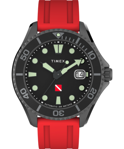 TW2W21000 Deepwater Tiburón Automatic 43mm Synthetic Rubber Strap Watch Primary Image