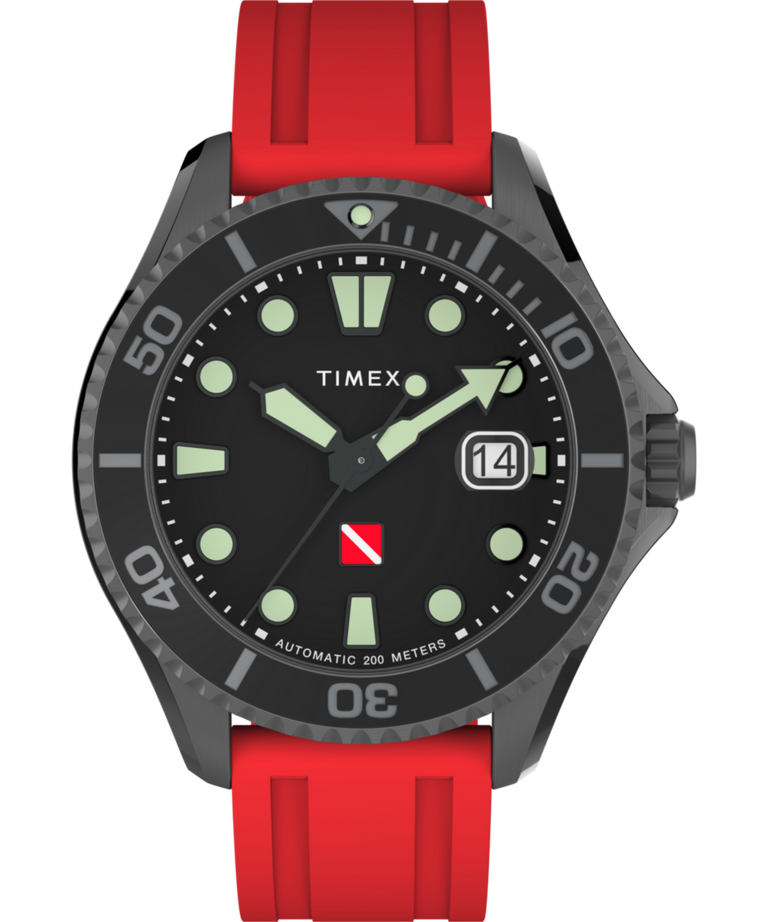 TW2W21000 Deepwater Tiburón Automatic 43mm Synthetic Rubber Strap Watch Primary Image