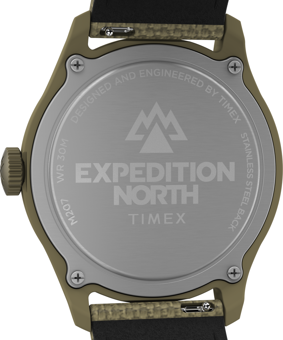 Expedition North® Traprock 43mm Eco-Friendly Fabric Strap Watch