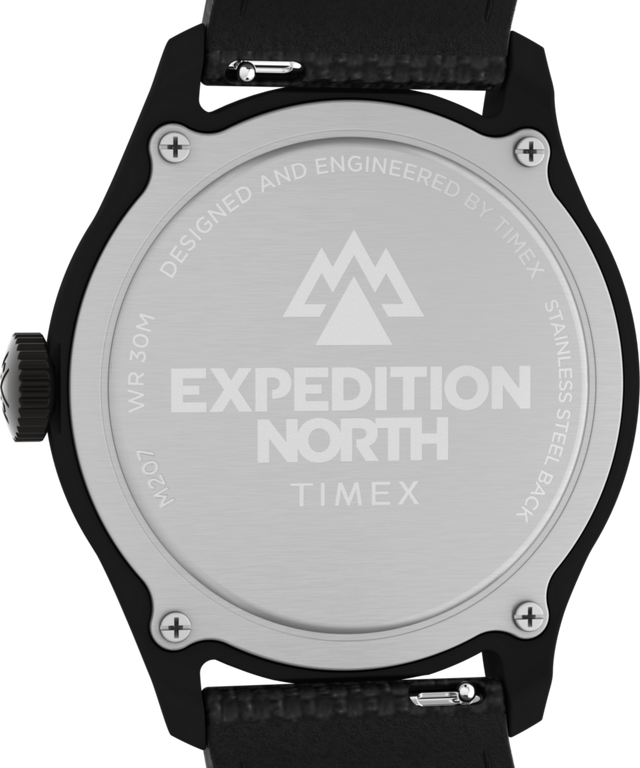 TW2W23700 Expedition Traprock 43mm Eco-Friendly Fabric Strap Watch Caseback Image