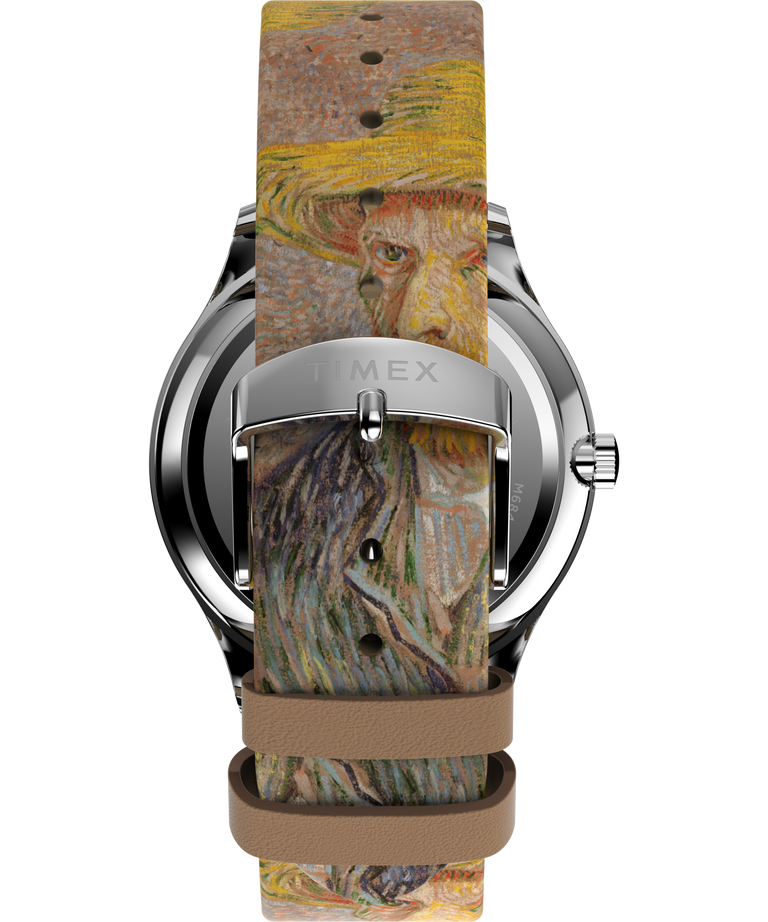 Timex x The MET Van Gogh 40mm Leather Strap Watch
