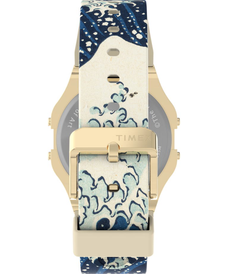 TW2W25200 Timex x The MET Hokusai 34mm Resin Strap Watch Strap Image