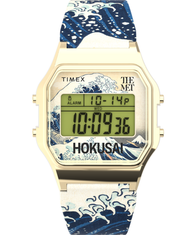 TW2W25200 Timex x The MET Hokusai 34mm Resin Strap Watch Primary Image