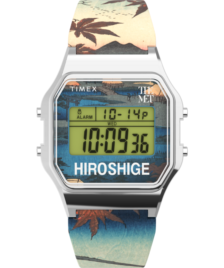 TW2W25300 Timex x The MET Hiroshige 34mm Resin Strap Watch Primary Image