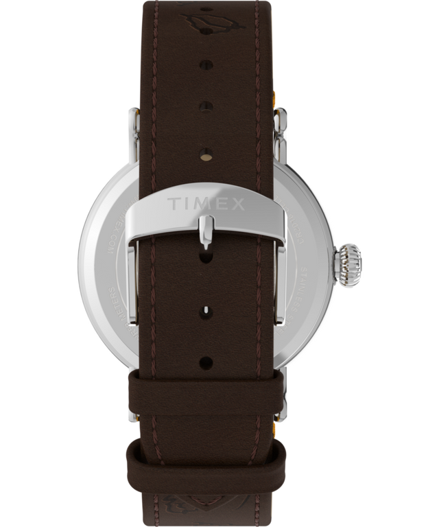 TW2W44300 Peanuts® x Timex Standard Thanksgiving 40mm Leather Strap Watch Strap Image