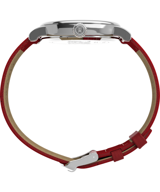 TW2W44400 Peanuts® x Timex Standard Snoopy Santa 40mm Leather Strap Watch Profile Image