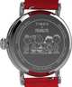 TW2W44400 Peanuts® x Timex Standard Snoopy Santa 40mm Leather Strap Watch Caseback Image