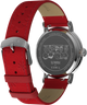 TW2W44400 Timex x Peanuts Standard Snoopy Santa 40mm Leather Strap Watch Caseback with Attachment Image