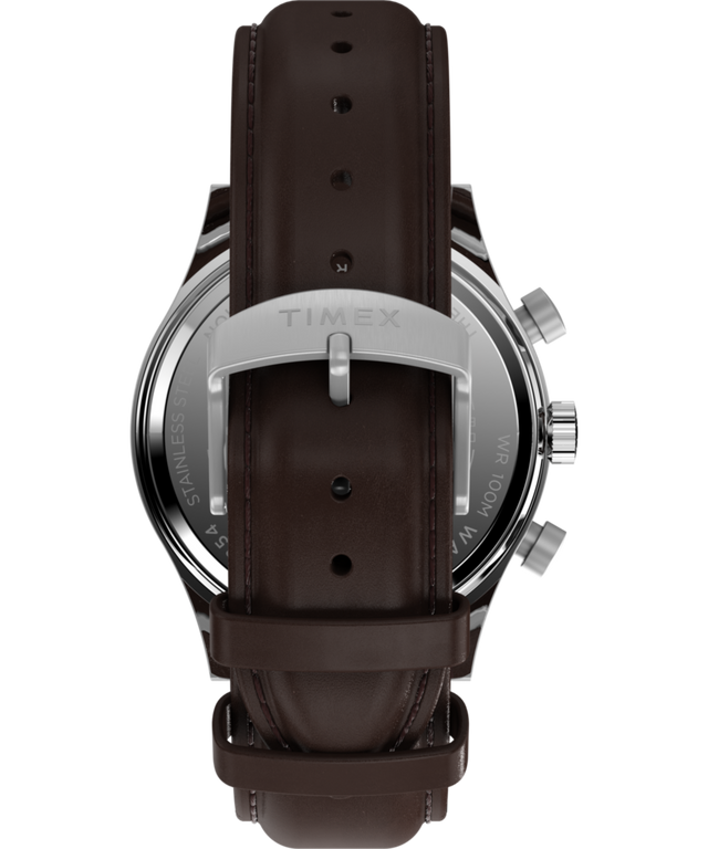 TW2W47900 Waterbury Traditional Fly Back Chronograph 43mm Leather Strap Watch Strap Image