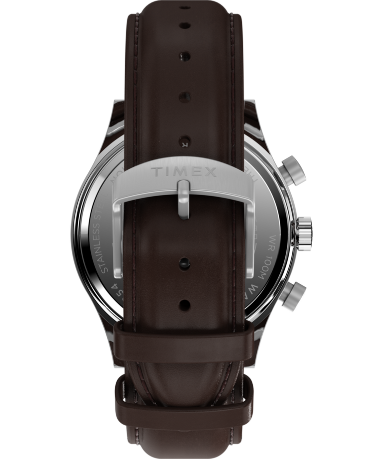 TW2W47900 Waterbury Traditional Fly Back Chronograph 43mm Leather Strap Watch Strap Image