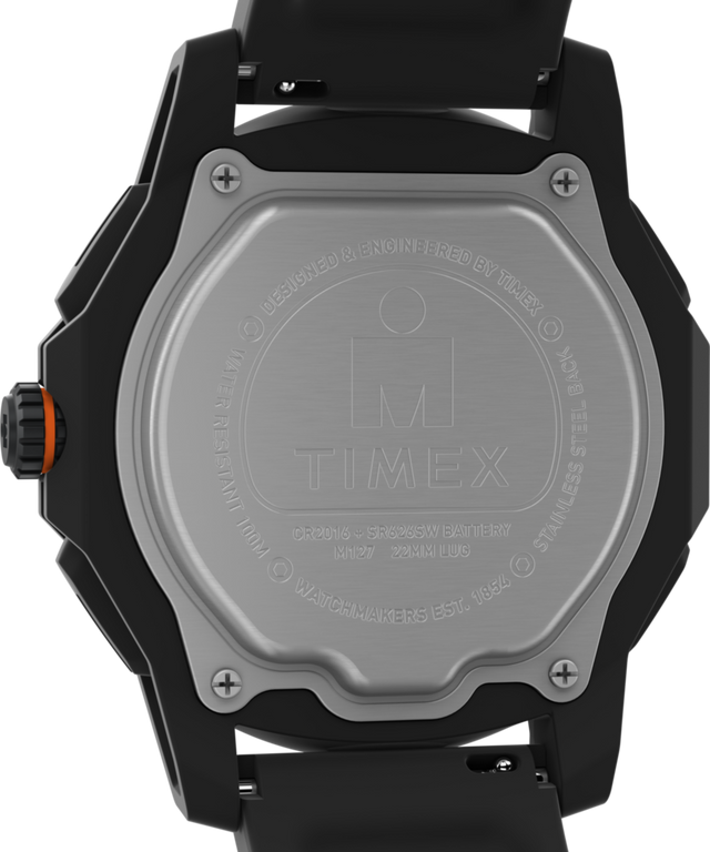 TW2W53600 TIMEX® IRONMAN® Adrenaline Ana-digi 46.5mm PU Strap Watch  Caseback Image
