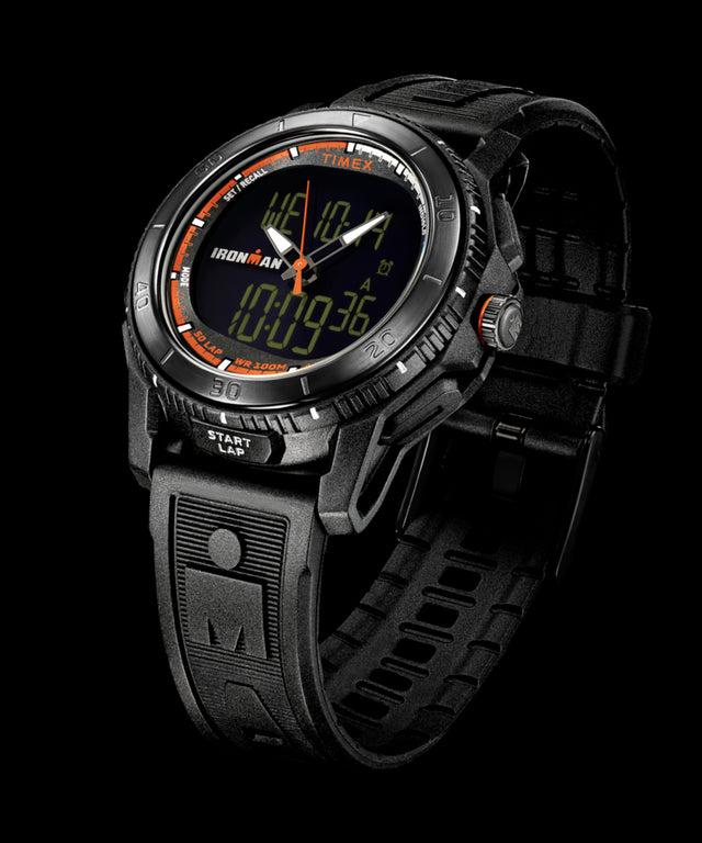 TW2W53600 TIMEX® IRONMAN® Adrenaline Ana-digi 46.5mm PU Strap Watch  Campaign Key Silhouettes (Beauty shots) Image