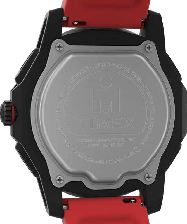 TW2W53700 TIMEX® IRONMAN® Adrenaline Ana-digi 46.5mm PU Strap Watch  Caseback Image