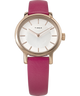 TW2W54700 Transcend 31mm Leather Strap Watch Campaign Key Silhouettes (Beauty shots) Image