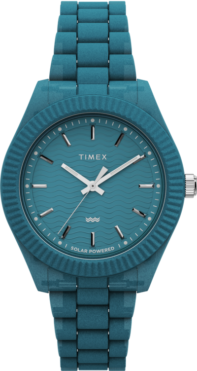 Timex Legacy Ocean 37mm Recycled Plastic Bracelet Watch