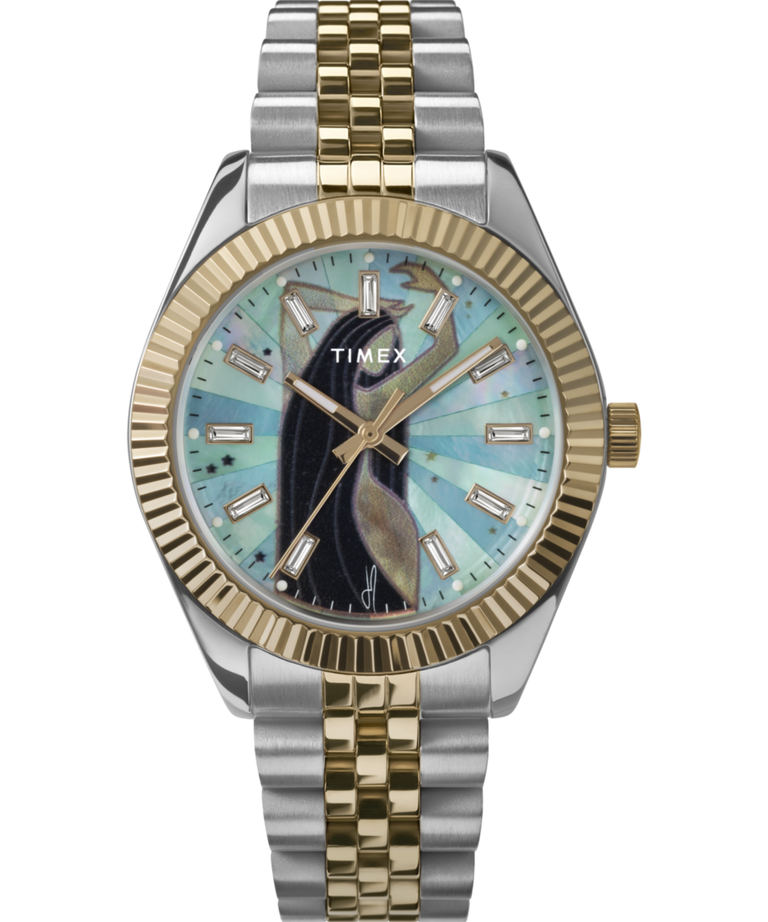Timex x Jacquie Aiche Musings 36mm Stainless Steel Bracelet Watch Timex x Jacquie Aiche Musings 36mm Stainless Steel Bracelet Watch
