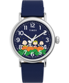 TW2W72700 Peanuts® x Timex Standard Pumpkin Patch 40mm Leather Strap Watch   Primary Image