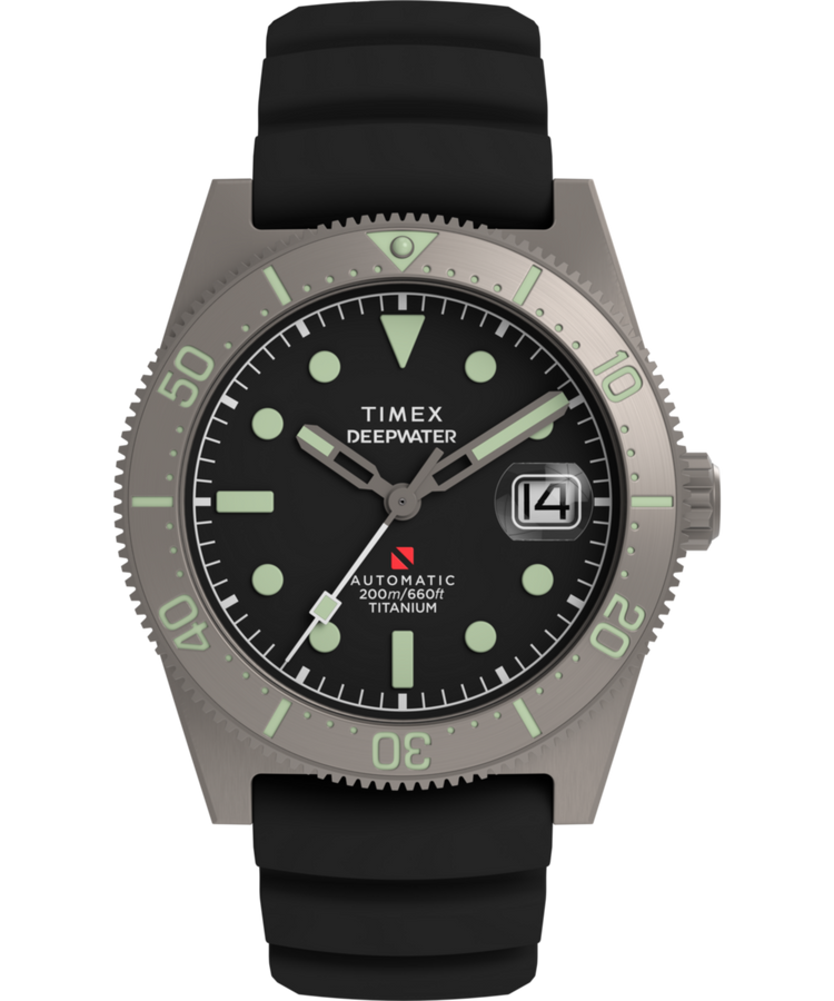TW2W73800 Deepwater Reef 200 Titanium Automatic 41mm Synthetic Rubber Strap Watch  Primary Image
