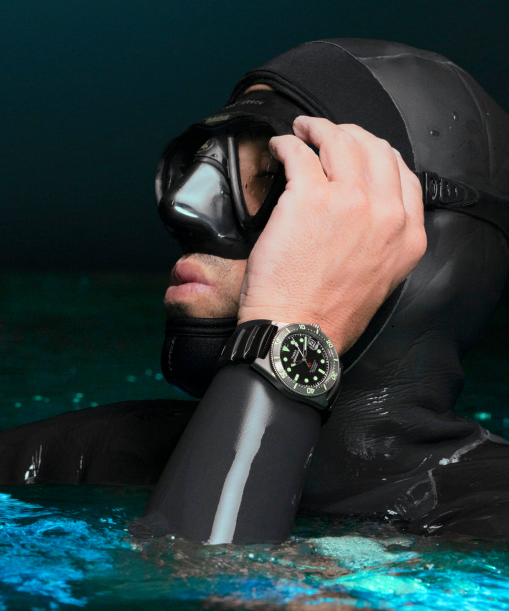 Deepwater Reef 200 Titanium Automatic 41mm Synthetic Rubber Strap