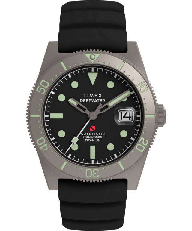 TW2W73800 Deepwater Reef 200 Titanium Automatic 41mm Synthetic Rubber Strap Watch  Primary Image