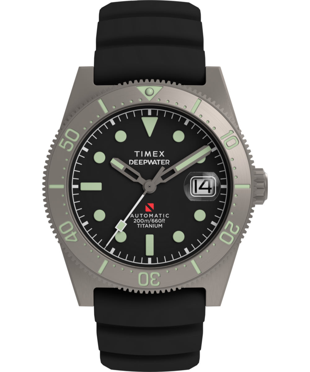 TW2W73800 Deepwater Reef 200 Titanium Automatic 41mm Synthetic Rubber Strap Watch  Primary Image