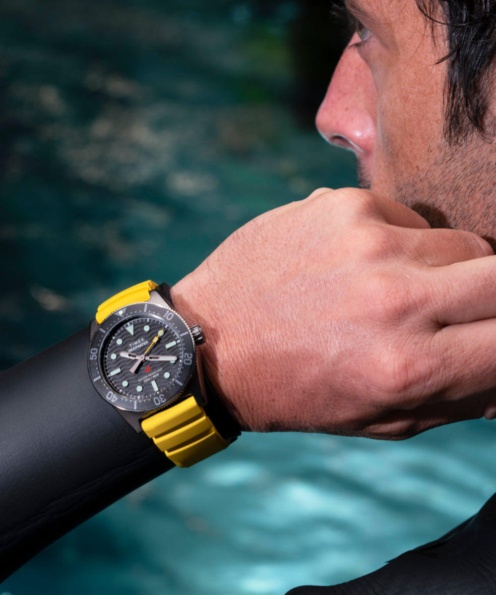 Deepwater Reef 200 41mm Synthetic Rubber Strap Watch - TW2W74800