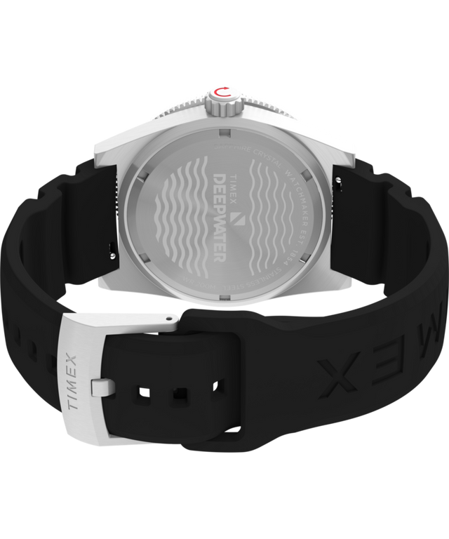 TW2W75000 Deepwater Reef 200 GMT 41mm Synthetic Rubber Strap Watch Caseback with Attachment Image