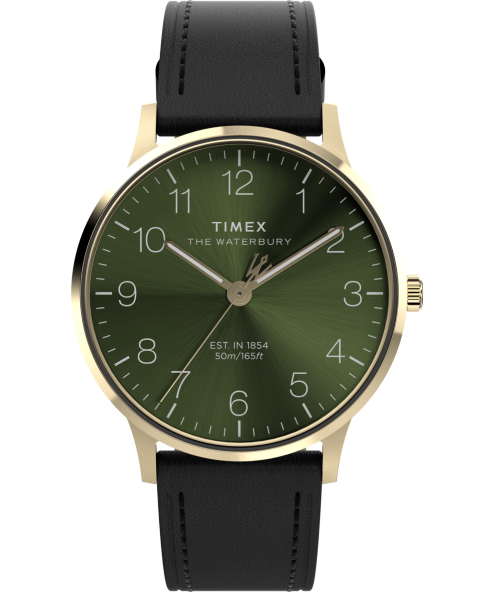Waterbury Classic 40mm Leather Strap Watch TW2W75900 Timex CA