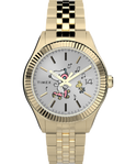 TW2W78700 Timex Legacy x Peanuts Roller Skating 34mm Stainless Steel Bracelet Watch   Primary Image