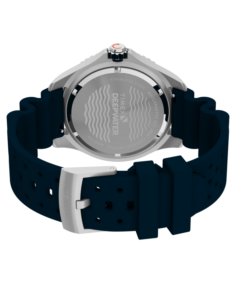 TW2W81500 Deepwater Meridian 200 44mm Synthetic Rubber Strap Watch  Caseback with Attachment Image