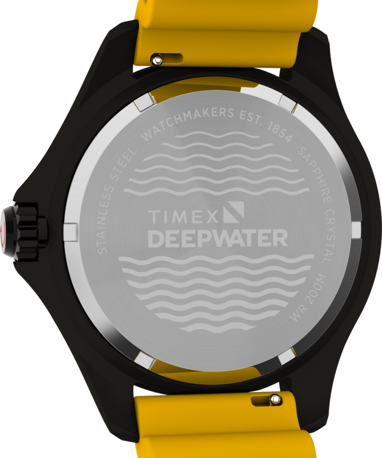 TW2W81700 Deepwater Meridian 200 44mm Synthetic Rubber Strap Watch  Caseback Image