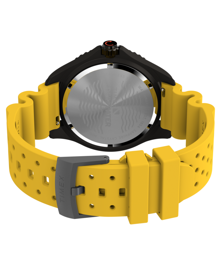 TW2W81700 Deepwater Meridian 200 44mm Synthetic Rubber Strap Watch  Caseback with Attachment Image