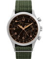 TW2W82400 Waterbury Traditional Fly Back Chronograph 43mm Fabric Strap Watch Primary Image