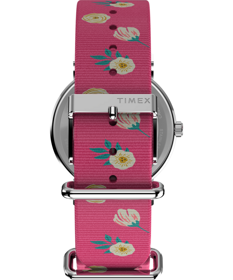 TW2W83100 Timex x Peanuts® Timex Weekender Floral 38mm Fabric Strap Watch Strap Image