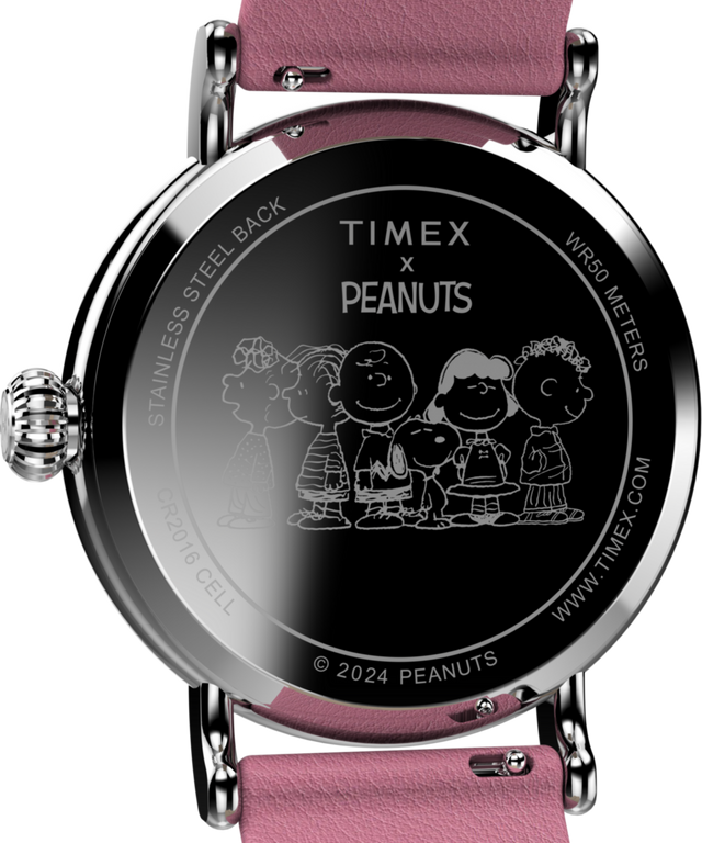 Peanuts x Timex Standard Valentine's 40mm Leather Strap Watch