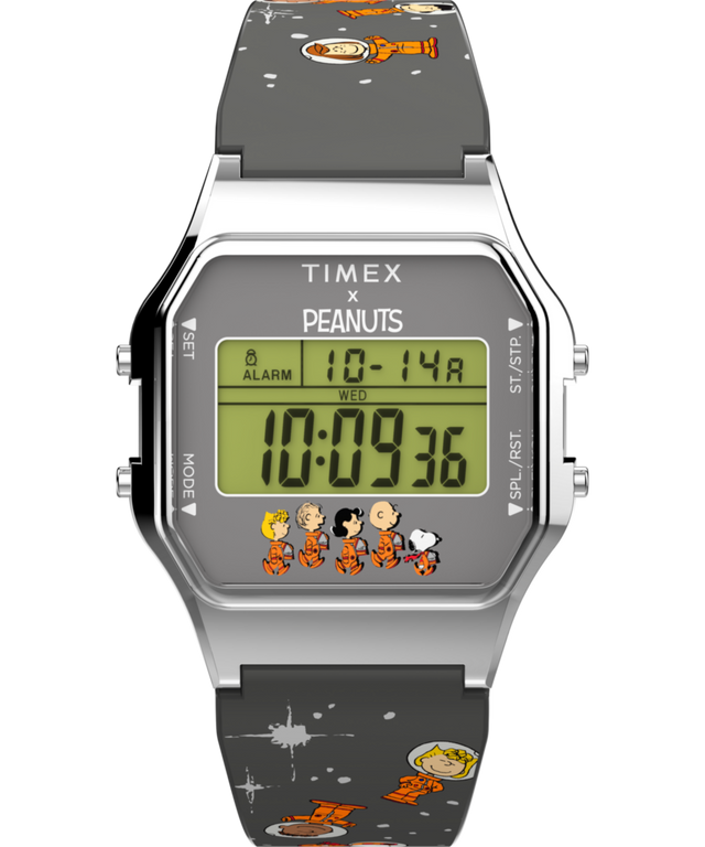 TW2W90100 Timex x Peanuts® T80 Peanuts Space 34mm Resin Strap Watch Primary Image
