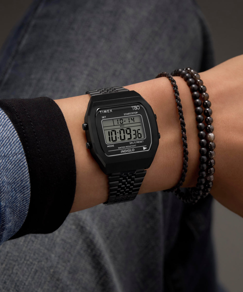 Timex T80 Steel 36mm Stainless Steel Bracelet Watch - TW2W91600