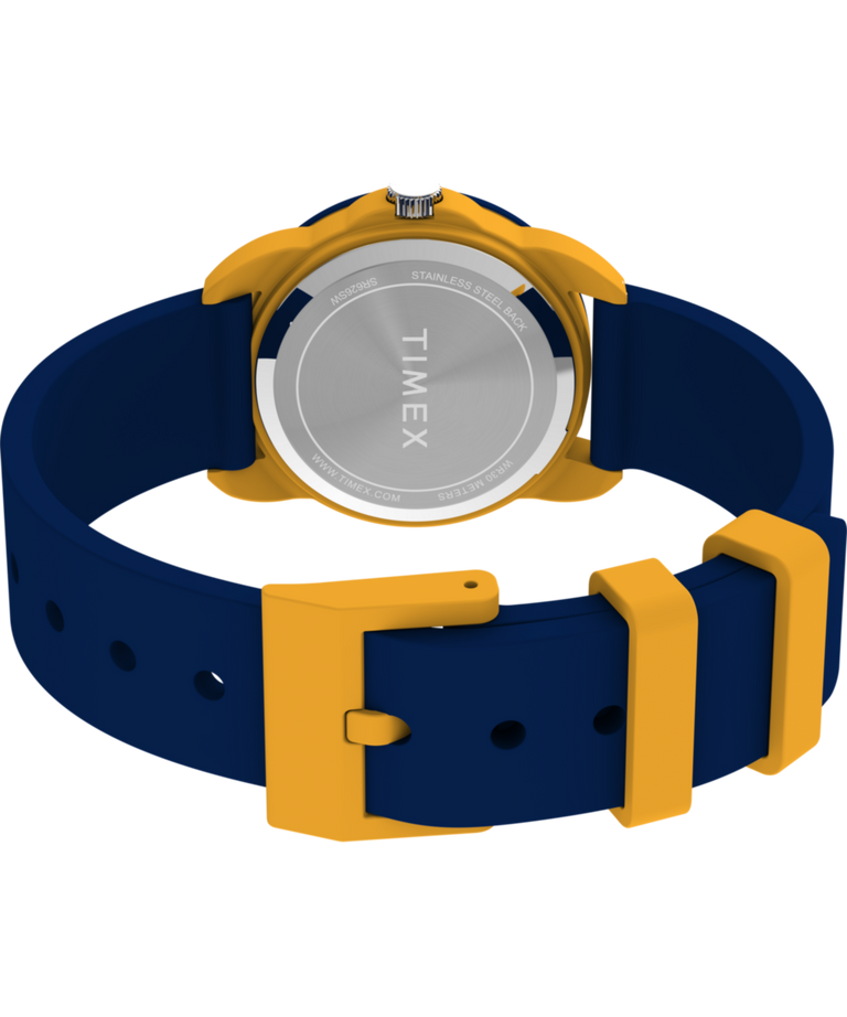 TW2W92100 TIMEX TIME MACHINES® 30mm Silicone Strap Watch Caseback with Attachment Image