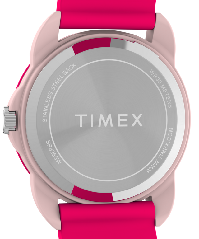 TW2W92200 TIMEX TIME MACHINES® 30mm Silicone Strap Watch Caseback Image