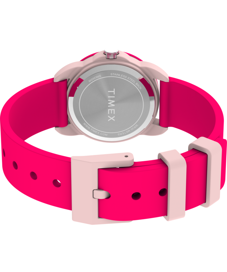 TW2W92200 TIMEX TIME MACHINES® 30mm Silicone Strap Watch Caseback with Attachment Image