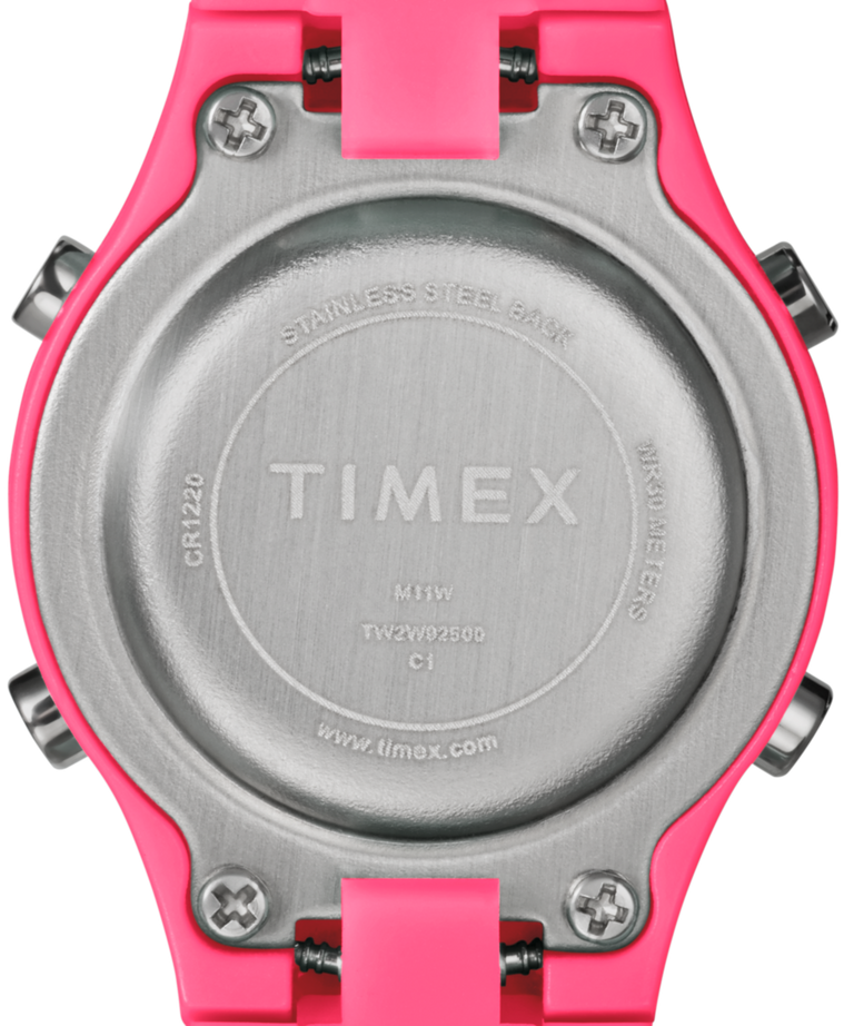 TW2W92500 TIMEX TIME MACHINES® 27mm Resin Strap Watch  Caseback Image