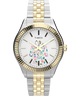 TW2W95100 Timex x Peanuts® Timex Legacy In Bloom 34mm Stainless Steel Bracelet Watch Primary Image