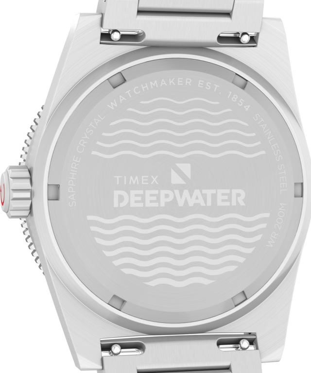 TW2W95300 Deepwater Reef 200 GMT 41mm Stainless Steel Bracelet Watch Caseback Image