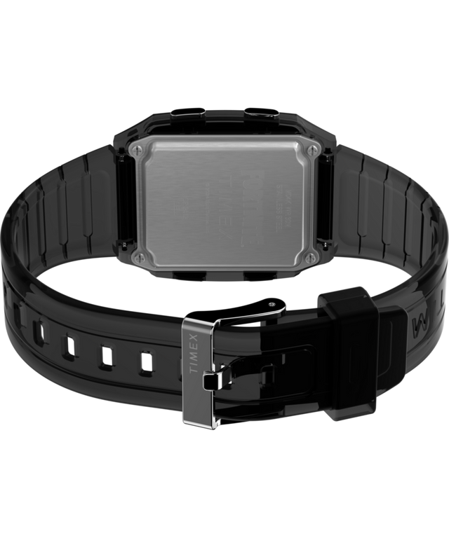 TW2W96500 Q Timex LCA x Fortnite® 35mm Resin Strap Watch Caseback with Attachment Image